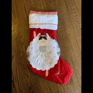 Pottery Barn Ballerina Stocking